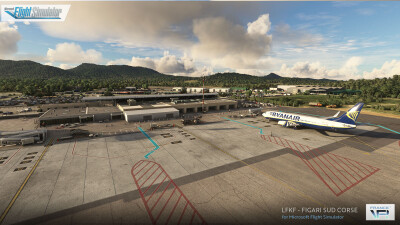 LFKF Figari-Sud Corse Airport - Microsoft Flight Simulator screenshot