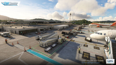 LFKF Figari-Sud Corse Airport - Microsoft Flight Simulator screenshot