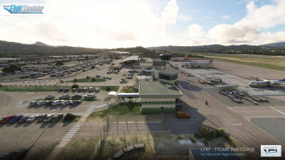 LFKF Figari-Sud Corse Airport - Microsoft Flight Simulator screenshot