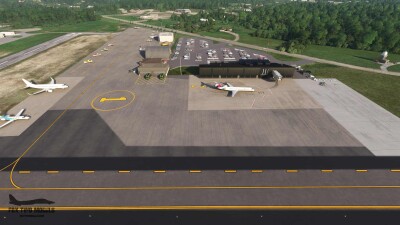 KINL Falls International Airport - Microsoft Flight Simulator screenshot