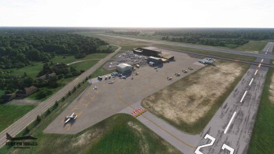 KINL Falls International Airport - Microsoft Flight Simulator screenshot