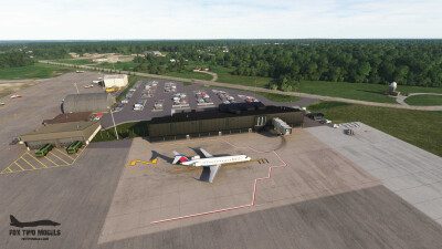 KINL Falls International Airport - Microsoft Flight Simulator screenshot