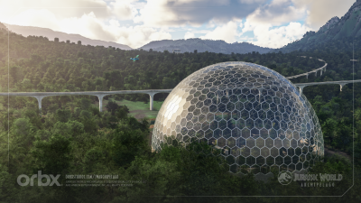 Jurassic World Archipelago and Volanta Premium - Microsoft Flight Simulator screenshot