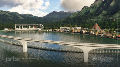 Jurassic World Archipelago and Volanta Premium - Microsoft Flight Simulator screenshot