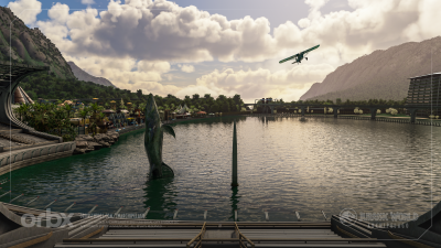 Jurassic World Archipelago and Volanta Premium - Microsoft Flight Simulator screenshot
