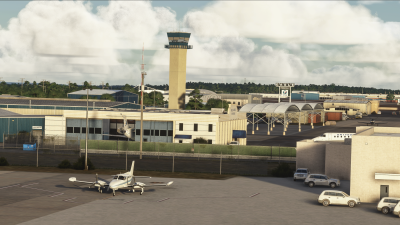 KCAE Columbia Metropolitan Airport - Microsoft Flight Simulator screenshot