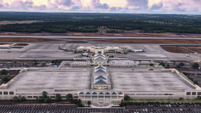KCAE Columbia Metropolitan Airport - Microsoft Flight Simulator screenshot