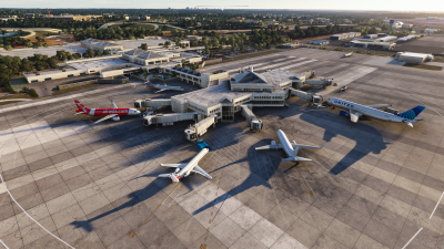 KCAE Columbia Metropolitan Airport - Microsoft Flight Simulator screenshot