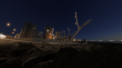 Iron Sim Reykjavík City Landmarks - Microsoft Flight Simulator 2024 screenshot