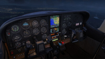 Carenado C182Q - Microsoft Flight Simulator screenshot
