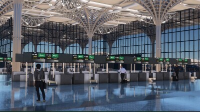 OEMA Prince Muhmmad Bin Abdulaziz Airport V2 - Microsoft Flight Simulator screenshot