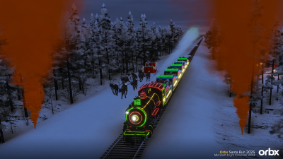 Orbx Santa Run 2025 screenshot