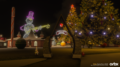 Orbx Santa Run 2025 screenshot
