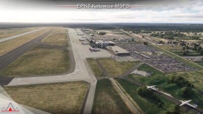 EPKT Katowice Wojciech Korfanty Airport - Microsoft Flight Simulator screenshot
