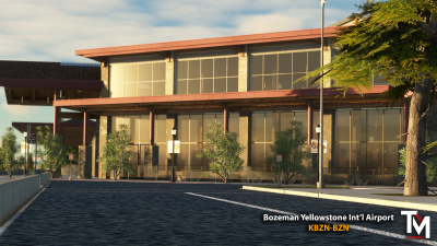 KBZN Bozeman Yellowstone International Airport - Microsoft Flight Simulator screenshot