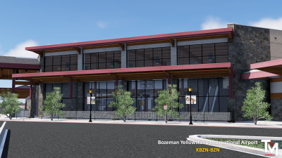 KBZN Bozeman Yellowstone International Airport X-Plane 12 screenshot