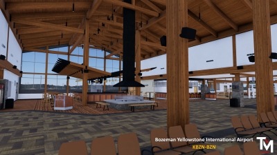 KBZN Bozeman Yellowstone International Airport X-Plane 12 screenshot