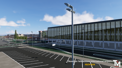 KBZN Bozeman Yellowstone International Airport X-Plane 12 screenshot