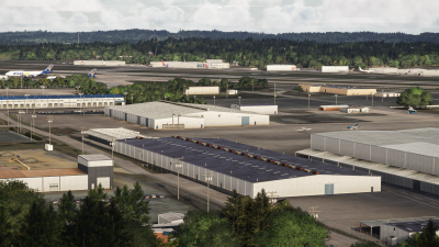 KBHM Birmingham-Shuttlesworth International Airport - Microsoft Flight Simulator screenshot