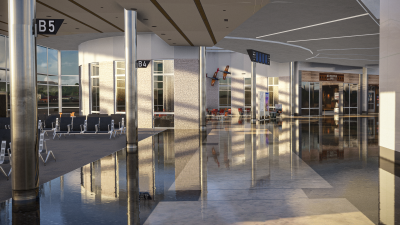 KBHM Birmingham-Shuttlesworth International Airport - Microsoft Flight Simulator screenshot