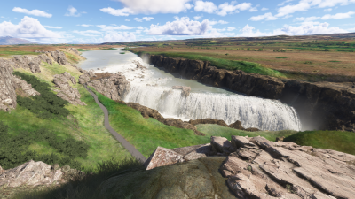 Cli4D Designs Waterfalls of Iceland - Microsoft Flight Simulator 2024 screenshot