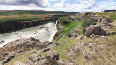 Cli4D Designs Waterfalls of Iceland - Microsoft Flight Simulator 2024 screenshot