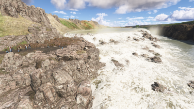 Cli4D Designs Waterfalls of Iceland - Microsoft Flight Simulator 2024 screenshot