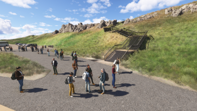 Cli4D Designs Waterfalls of Iceland - Microsoft Flight Simulator 2024 screenshot