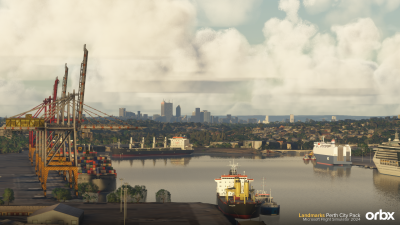 Landmarks Perth City Pack - Microsoft Flight Simulator 2024 screenshot