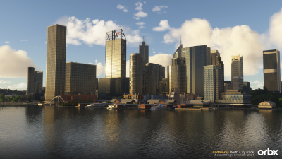 Landmarks Perth City Pack - Microsoft Flight Simulator 2024 screenshot