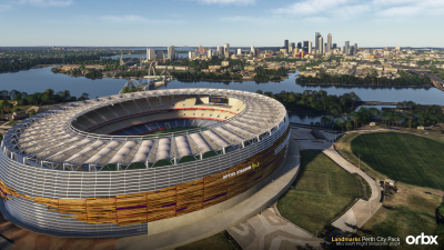 Landmarks Perth City Pack - Microsoft Flight Simulator 2024 screenshot