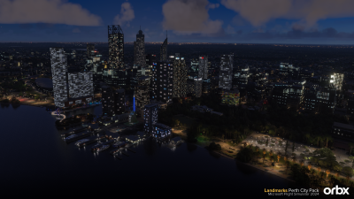 Landmarks Perth City Pack - Microsoft Flight Simulator 2024 screenshot