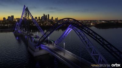Landmarks Perth City Pack - Microsoft Flight Simulator 2024 screenshot