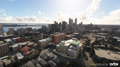 Landmarks Perth City Pack - Microsoft Flight Simulator screenshot