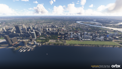 Landmarks Perth City Pack - Microsoft Flight Simulator screenshot