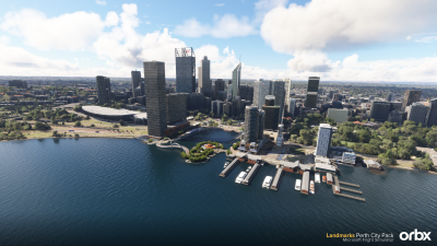 Landmarks Perth City Pack - Microsoft Flight Simulator screenshot
