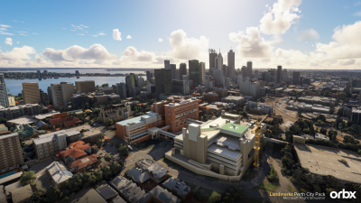 Landmarks Perth City Pack - Microsoft Flight Simulator screenshot