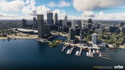 Landmarks Perth City Pack - Microsoft Flight Simulator screenshot