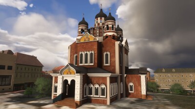 Iron Sim Tallinn City Landmarks - Microsoft Flight Simulator 2024 screenshot