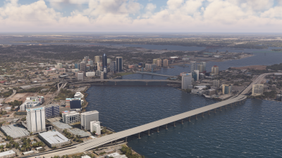 Dfflyer Direct Jacksonville Florida City Pack - Microsoft Flight Simulator screenshot