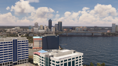 Dfflyer Direct Jacksonville Florida City Pack - Microsoft Flight Simulator screenshot