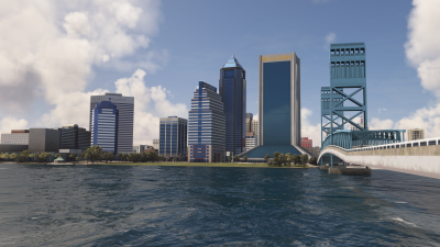 Dfflyer Direct Jacksonville Florida City Pack - Microsoft Flight Simulator screenshot
