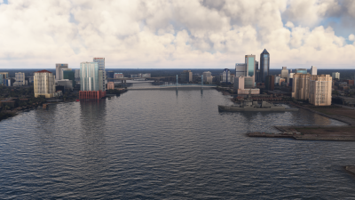 Dfflyer Direct Jacksonville Florida City Pack - Microsoft Flight Simulator screenshot