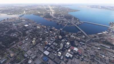 Dfflyer Direct Jacksonville Florida City Pack - Microsoft Flight Simulator screenshot