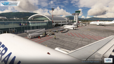 LFKB Bastia Poretta Airport - Microsoft Flight Simulator screenshot