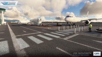 LFKB Bastia Poretta Airport - Microsoft Flight Simulator screenshot