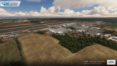 LFKB Bastia Poretta Airport - Microsoft Flight Simulator screenshot