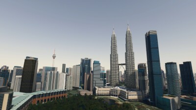 SamScene3D Kuala Lumpur Mega City - Microsoft Flight Simulator screenshot