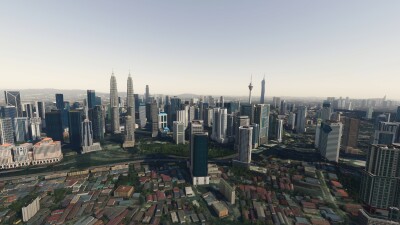 SamScene3D Kuala Lumpur Mega City - Microsoft Flight Simulator screenshot