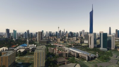 SamScene3D Kuala Lumpur Mega City - Microsoft Flight Simulator screenshot